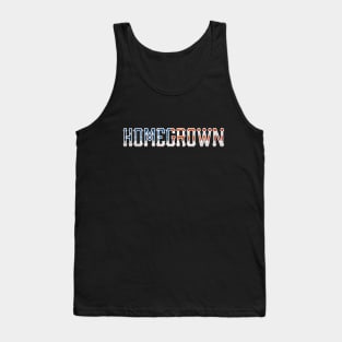 Homegrown American Font Tank Top